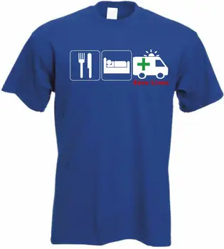 Ēst, Miega medicīnas darbinieks T-Krekls | Save Lives T-Krekls | Glābšanas Ambulance T-Krekls Vīriešiem 2020. Gada Vasaras Lēti Pārdot Vīriešu T Krekls